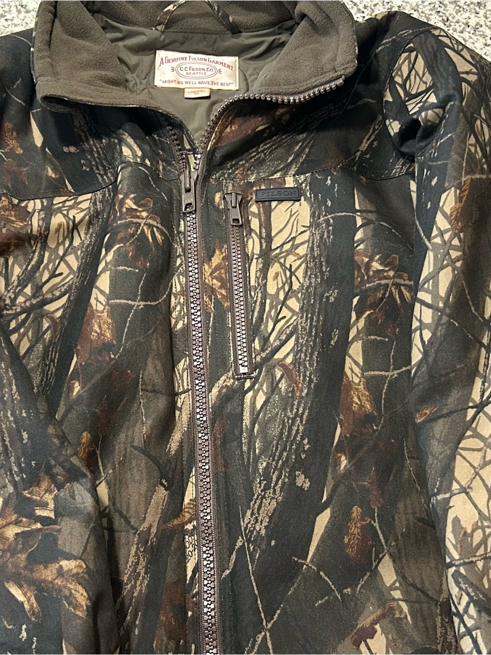 Filson Tin Cloth Primalift in Realtree